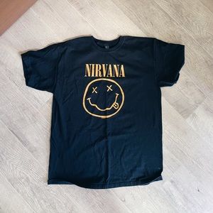 nirvana band tee
